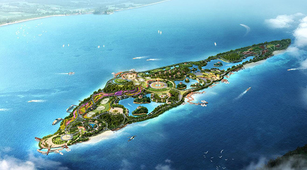 圭沙岛生态旅游度假项目正式启动